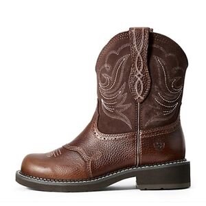 Womens ariat Brown Western Leather Boots Baby phat
